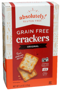 Box of Absolutely! Gluten Free Grain Free Original Crackers