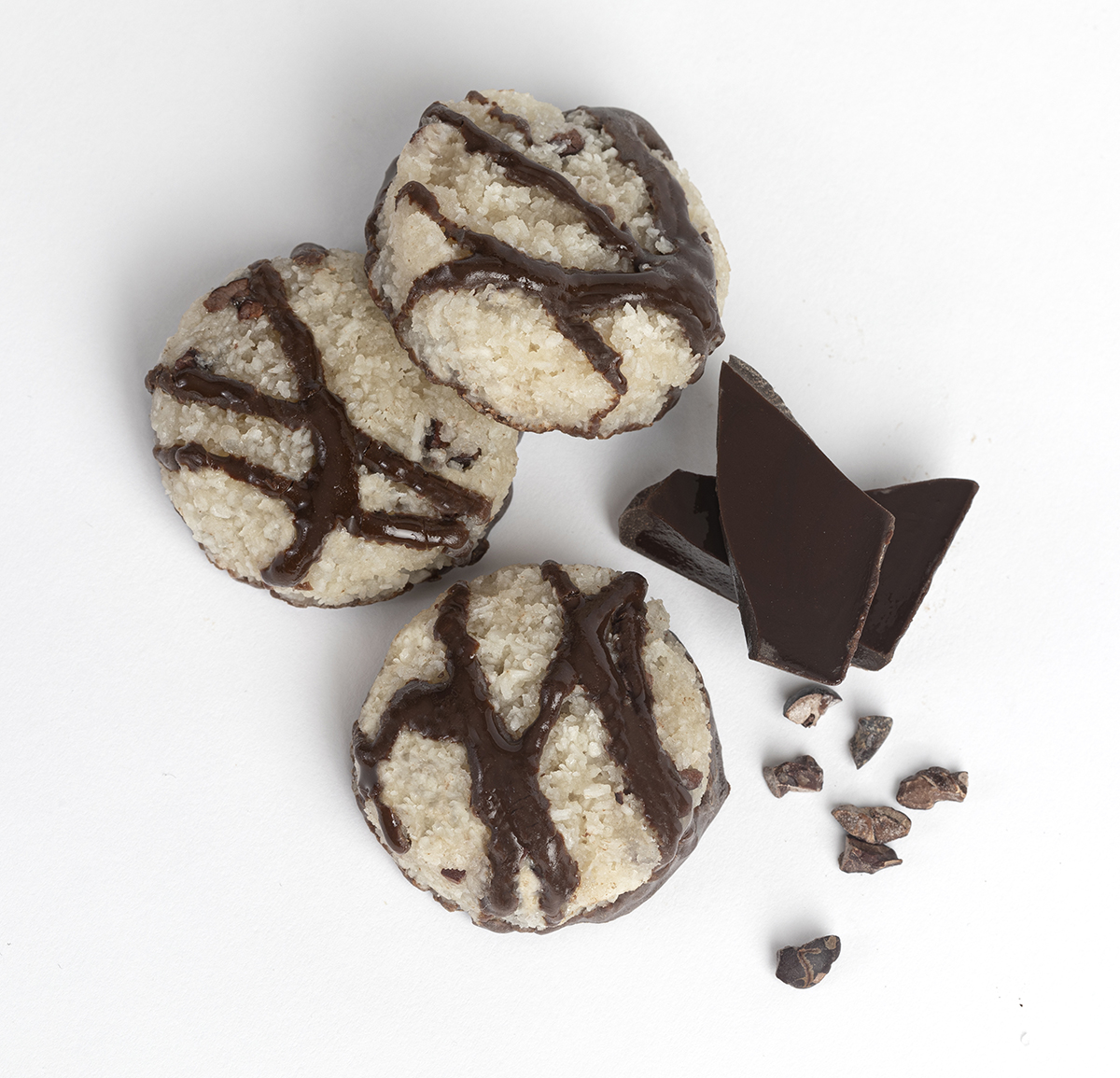 Coconut Chews With Cocoa Nibs