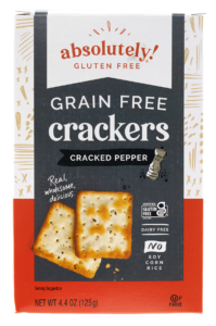AGF Cracked Pepper Crackers front of packaging